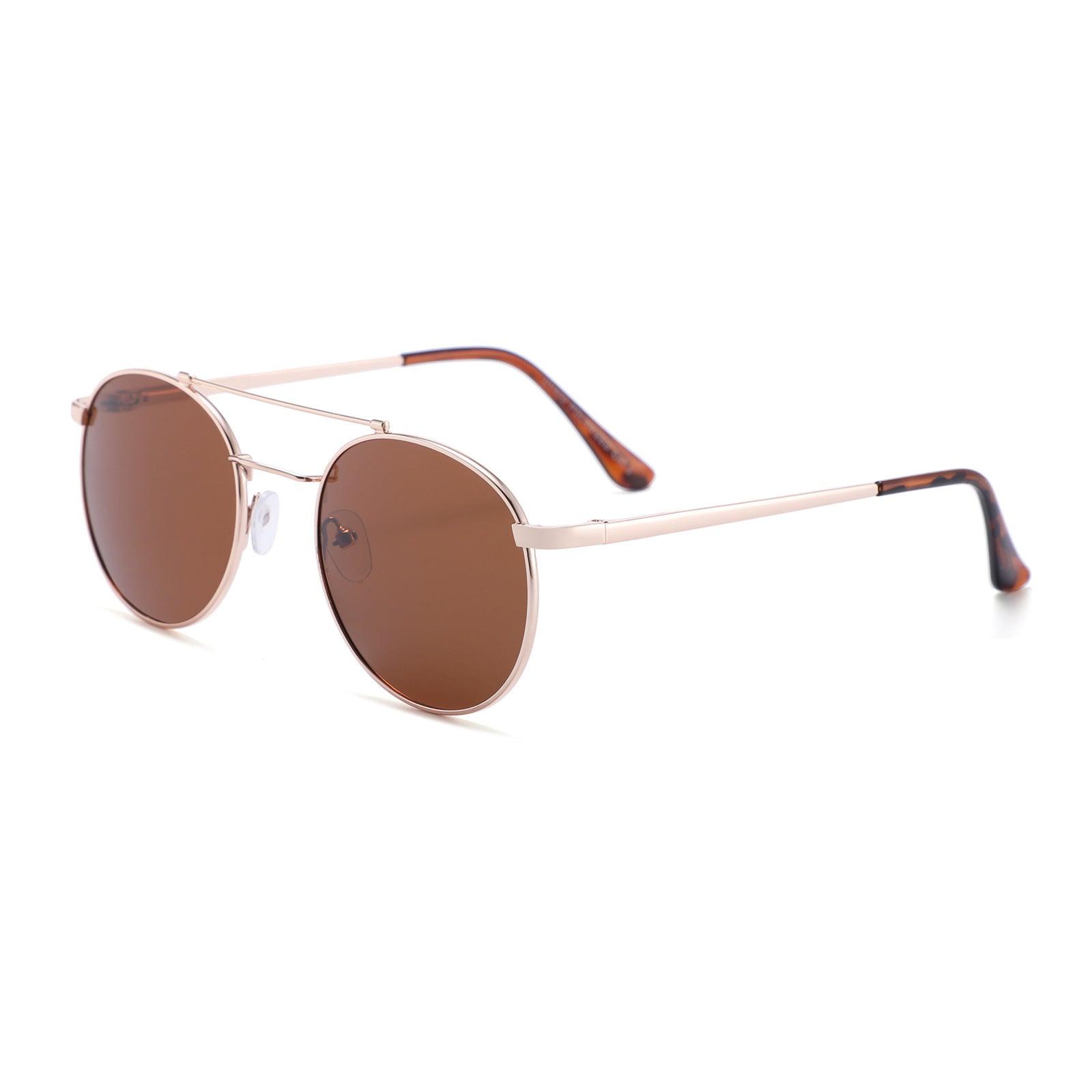 Metal Frame Double Bridge Sunglasses Polarized - Aspire Shop