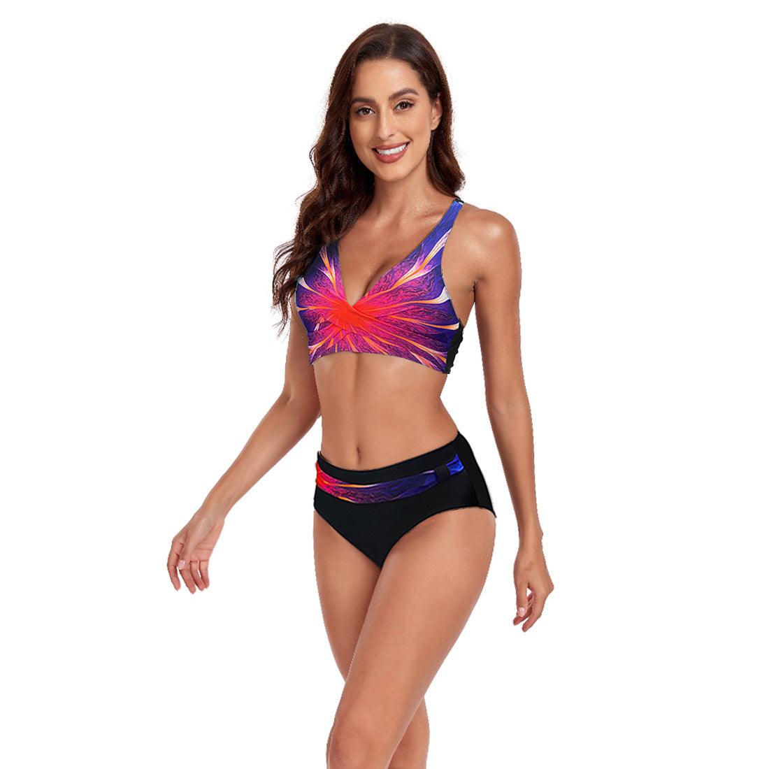 New Beach Split Swimsuit Summer Lady Sexy Halter Bikini - Aspire Shop