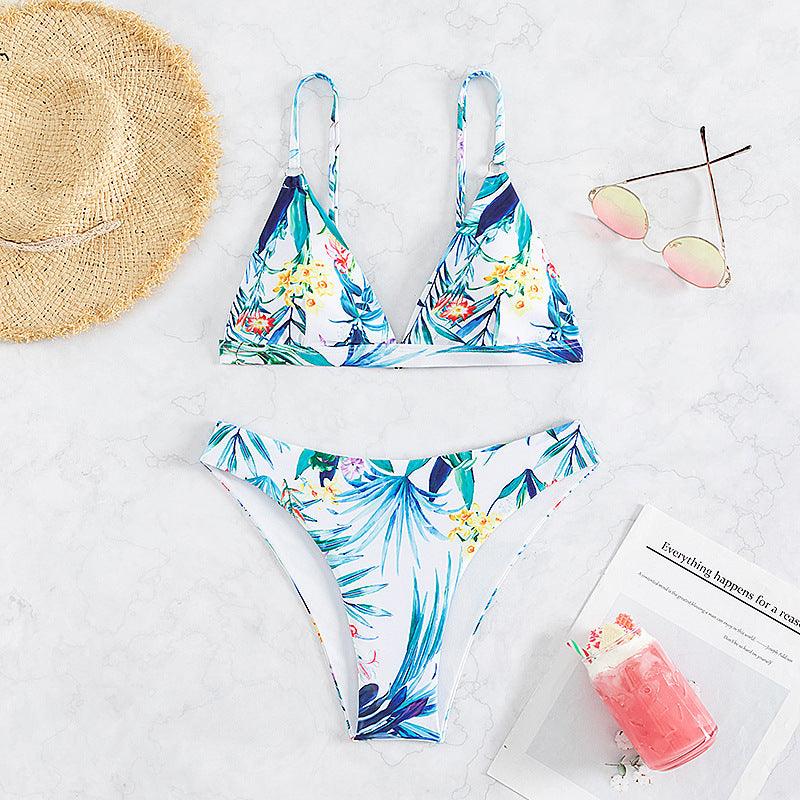 New Floral Triangle Cup Bikini - Aspire Shop