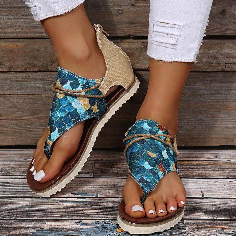 Plus Size Women's Sandals Flip-Flops Roman Shoes - Aspire Shop