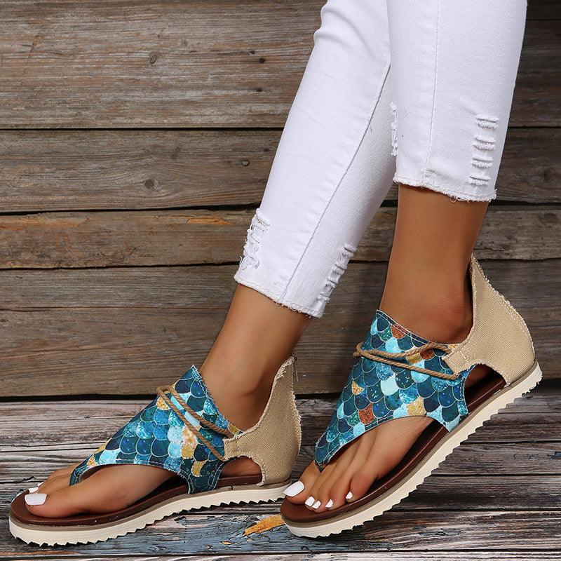 Plus Size Women's Sandals Flip-Flops Roman Shoes - Aspire Shop