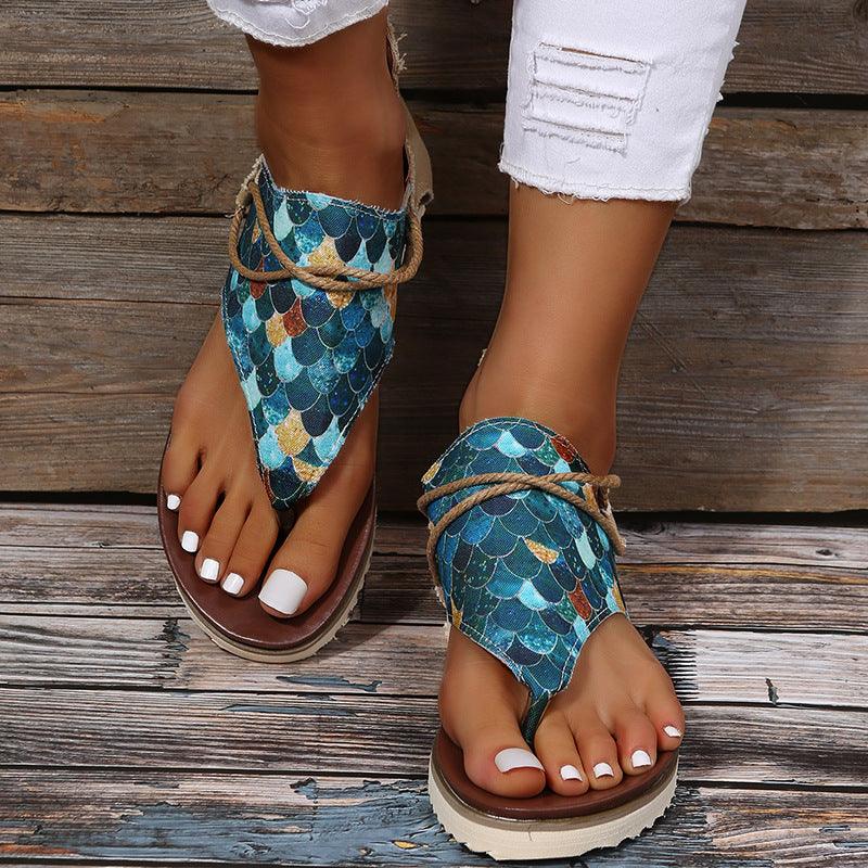 Plus Size Women's Sandals Flip-Flops Roman Shoes - Aspire Shop