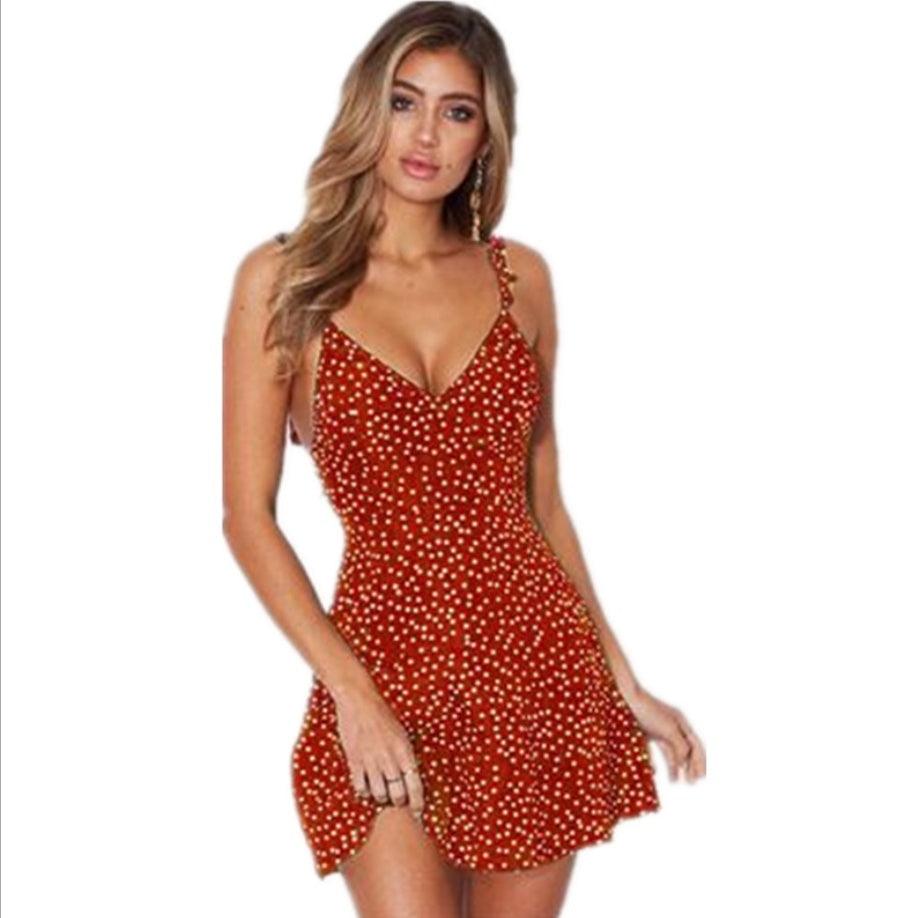 Polka-dot SummerDress™ | ⭐⭐⭐⭐⭐ - Aspire Shop