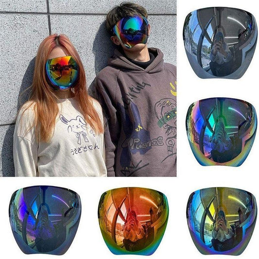 Protective Mask Goggles Full Face Spherical Lens Anti-spray Safety Riding Sunglasses - Aspire Shop