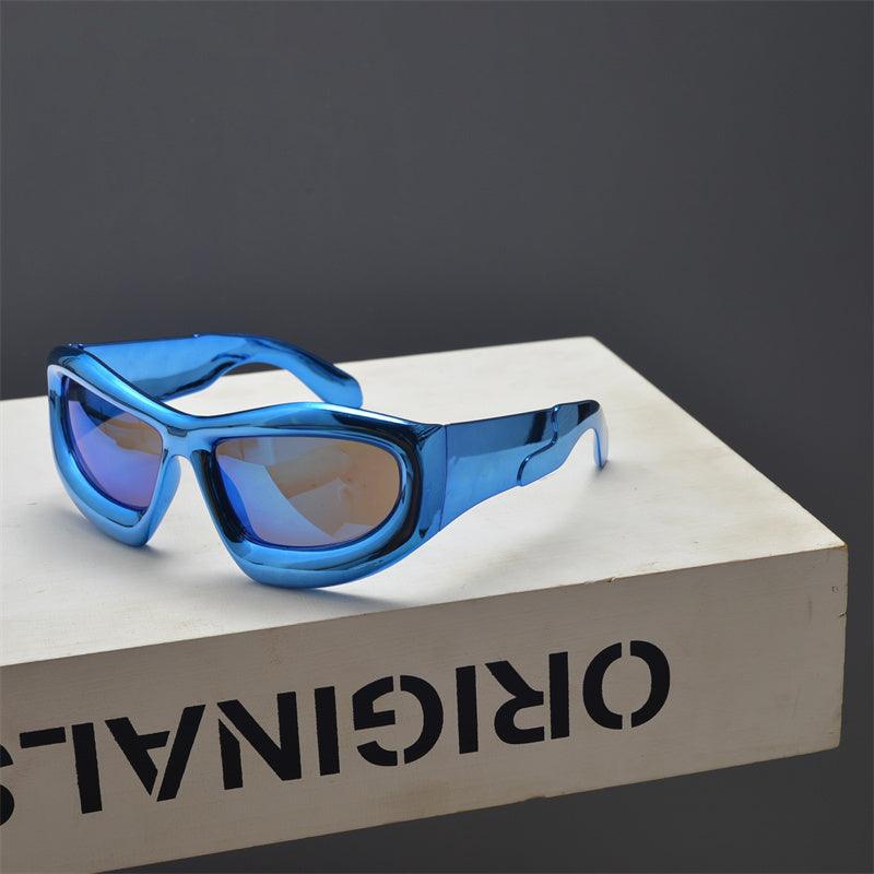 Retro Electroplating Future Sunglasses - Aspire Shop