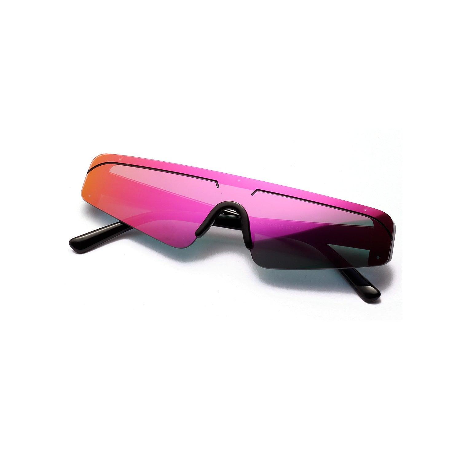 Rimless women's sunglasses with powder film - Aspire Shop