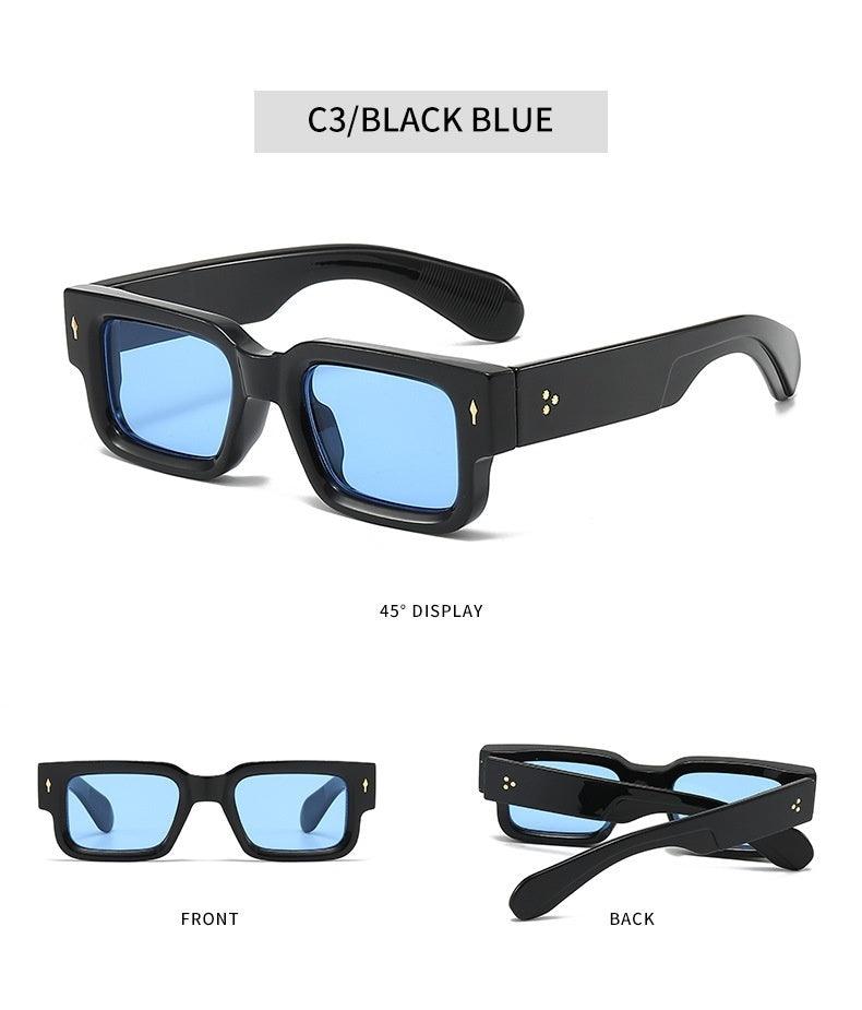 Rivets Thick Frame PC Sunglasses - Aspire Shop