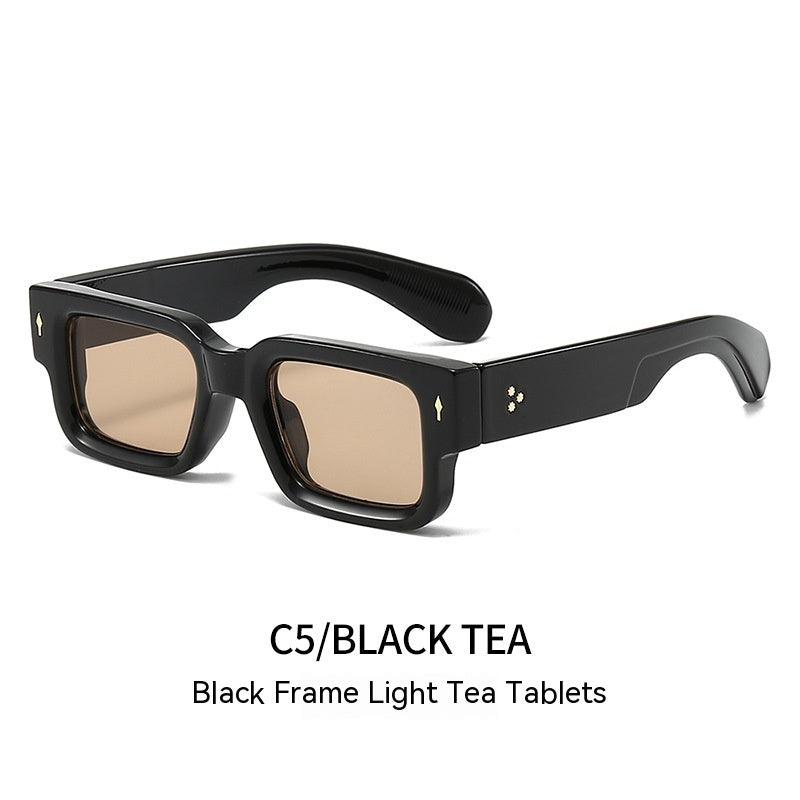 Rivets Thick Frame PC Sunglasses - Aspire Shop