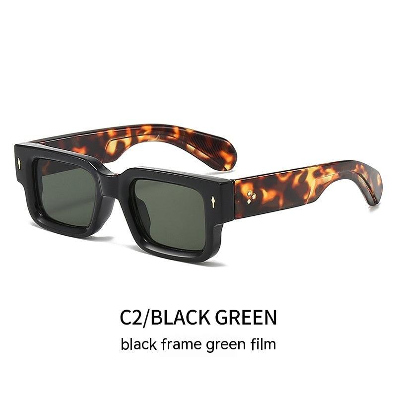 Rivets Thick Frame PC Sunglasses - Aspire Shop