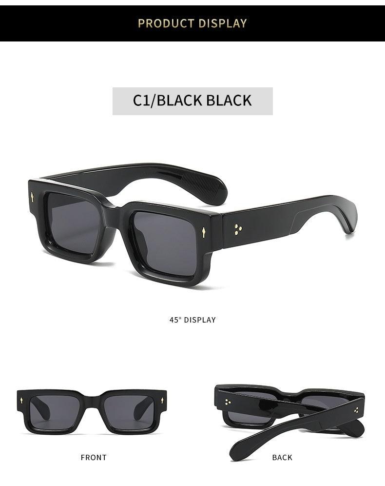 Rivets Thick Frame PC Sunglasses - Aspire Shop