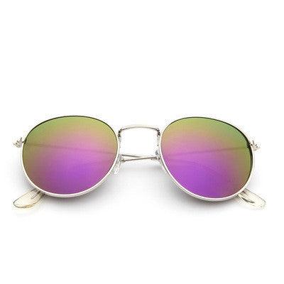 Round frame vintage sunglasses - Aspire Shop