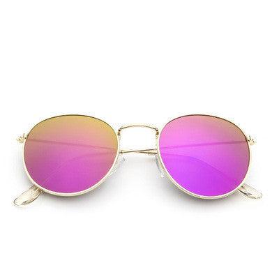 Round frame vintage sunglasses - Aspire Shop