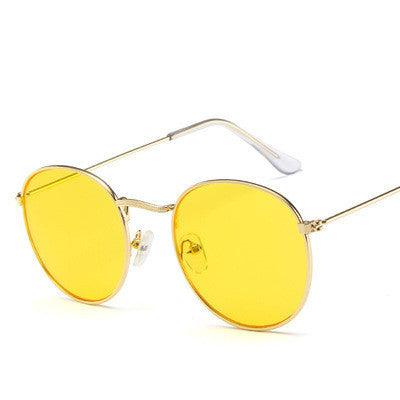 Round frame vintage sunglasses - Aspire Shop