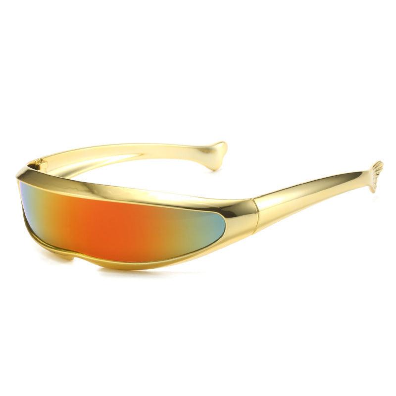 Silver plated Dolphin Men's Outdoor Sports Cycling Sunglasses - Aspire Shop