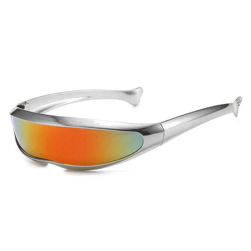 Silver plated Dolphin Men's Outdoor Sports Cycling Sunglasses - Aspire Shop