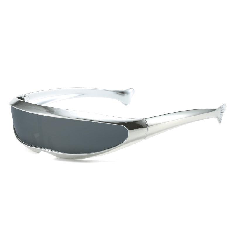 Silver plated Dolphin Men's Outdoor Sports Cycling Sunglasses - Aspire Shop