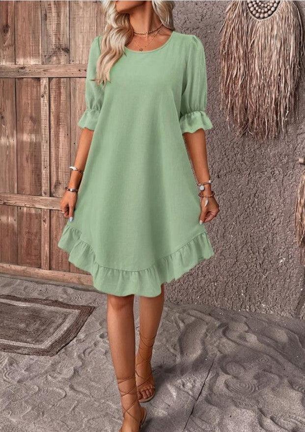 Summer Dress Amie™ | Cotton dress Comfortable ⭐⭐⭐⭐⭐ - Aspire Shop